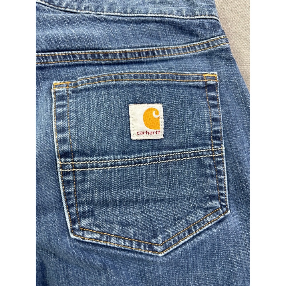 Carhartt Relaxed Fit Straight Leg Jeans Men's 31x30 Medium Wash Blue Denim - Picture 5 of 14